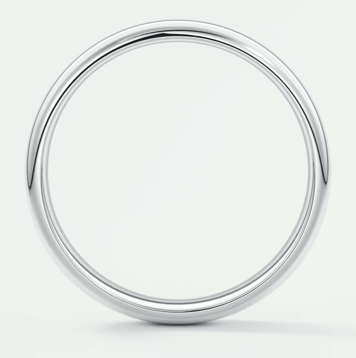 Alden 4.5mm Round Wedding Band – 18K Gold or Platinum