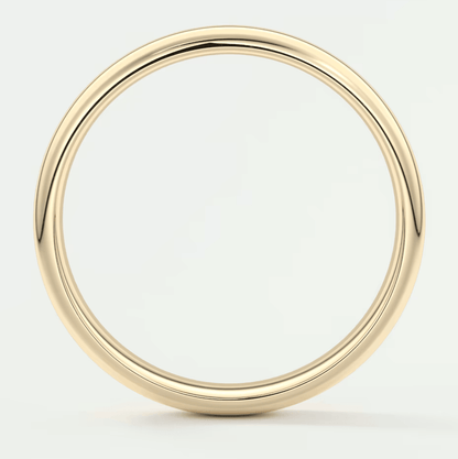 Alden 4.5mm Round Wedding Band – 18K Gold or Platinum