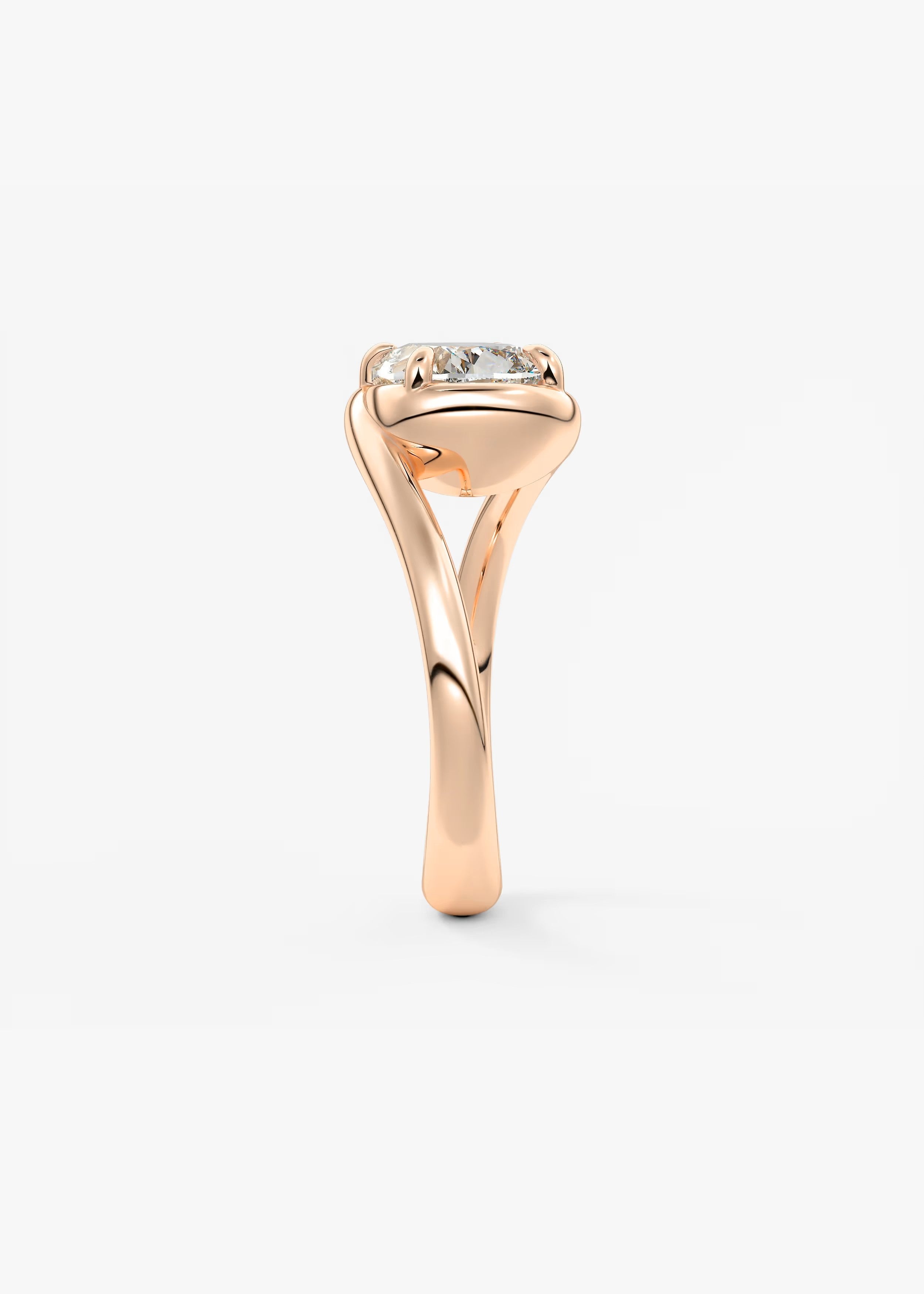 The Flow – Elongated Cushion Engagement Ring