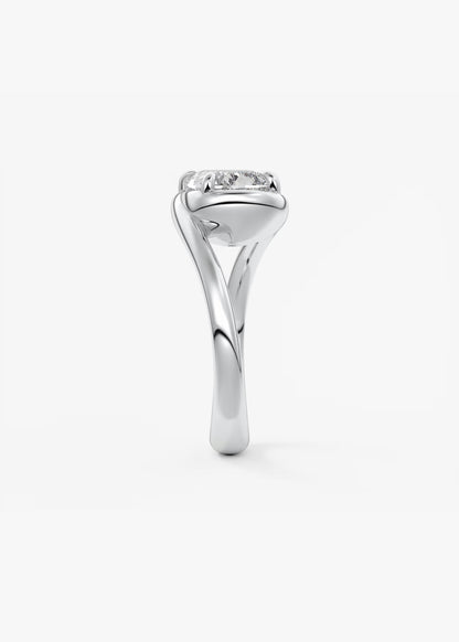 The Flow – Elongated Cushion Engagement Ring