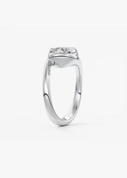 The Flow – Elongated Cushion Engagement Ring