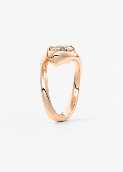 The Flow – East-West Marquise Engagement Ring