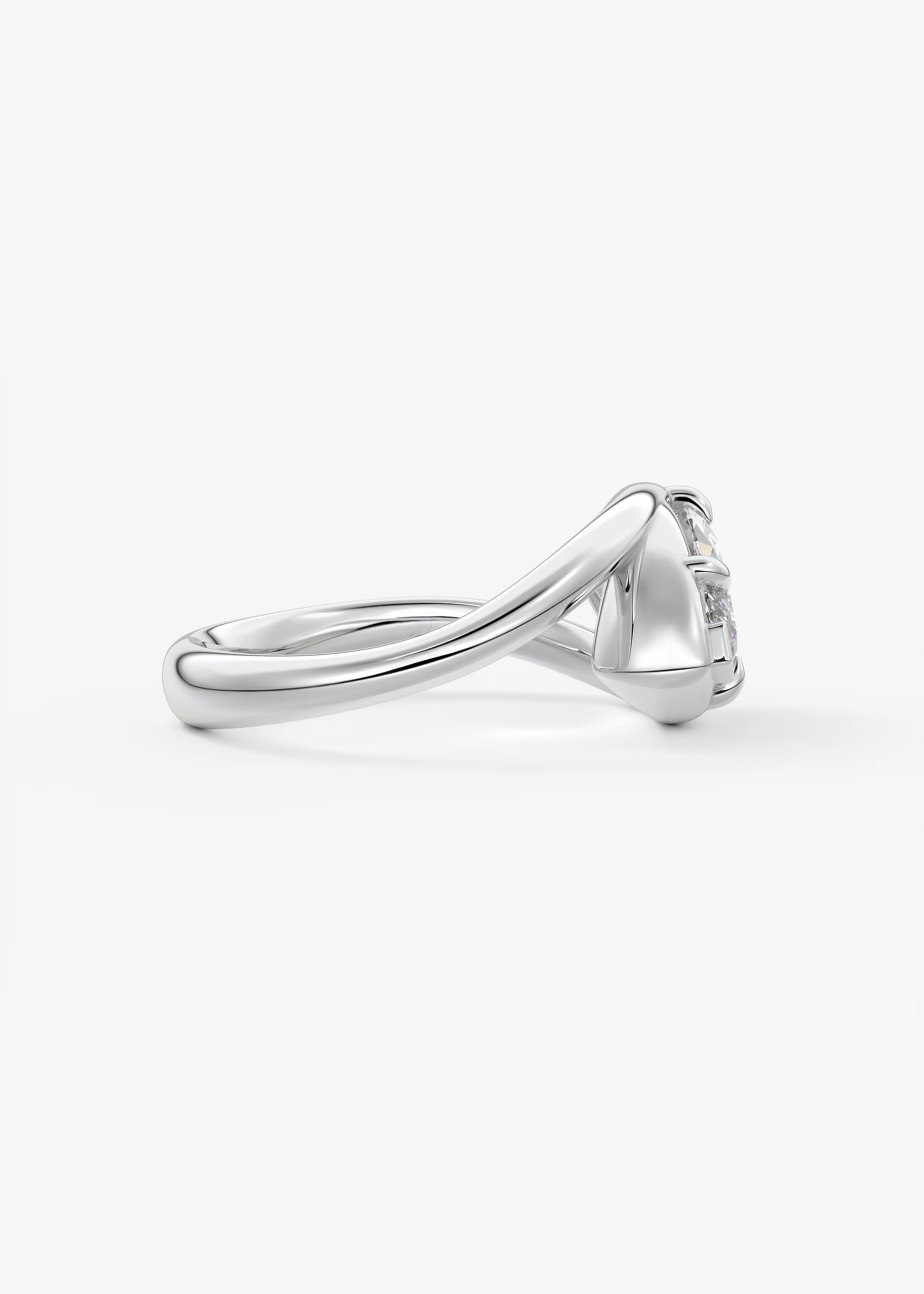 The Flow – East-West Marquise Engagement Ring