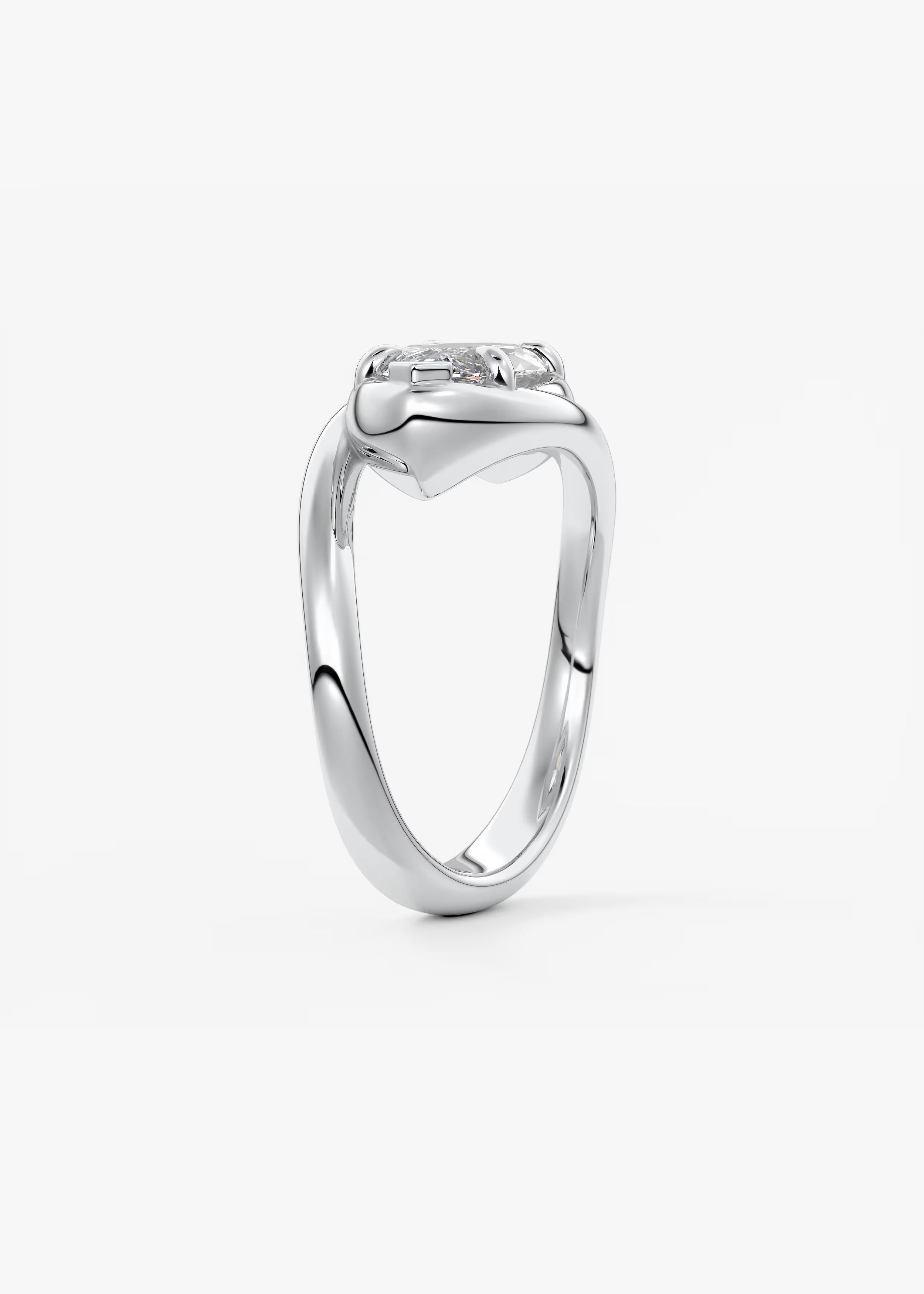 The Flow – East-West Marquise Engagement Ring