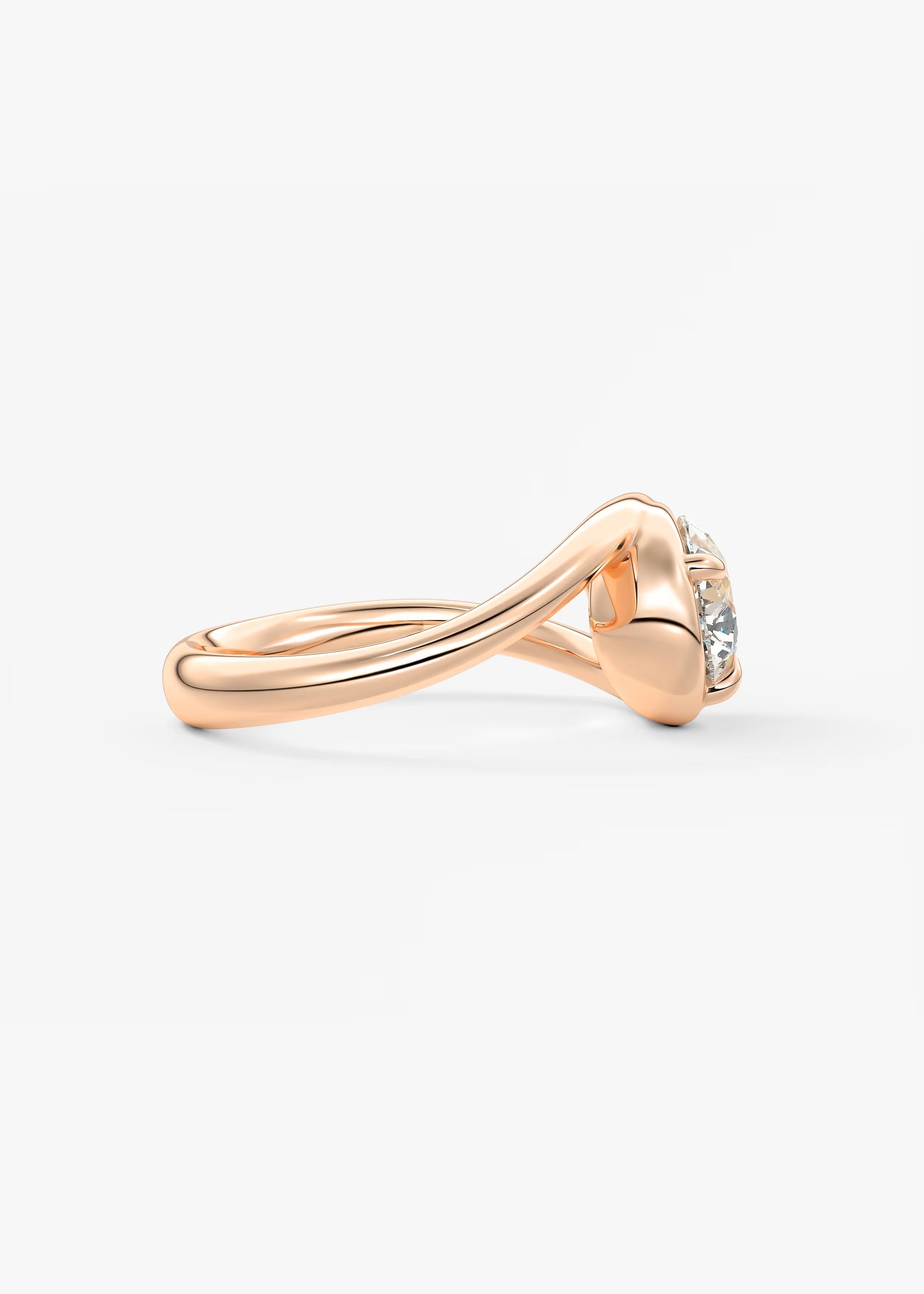 The Flow – Pear Engagement Ring