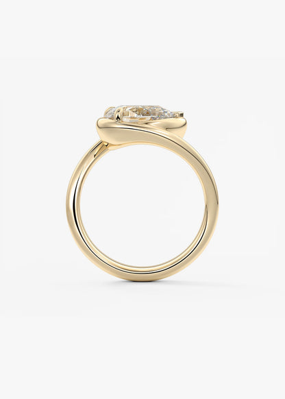 The Flow – Pear Engagement Ring