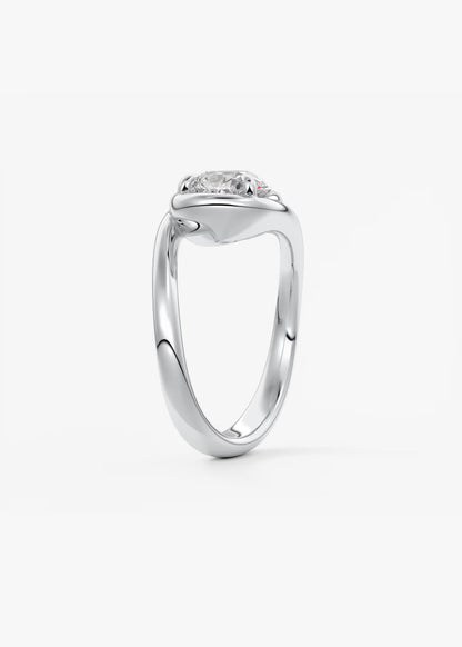 The Flow – Pear Engagement Ring
