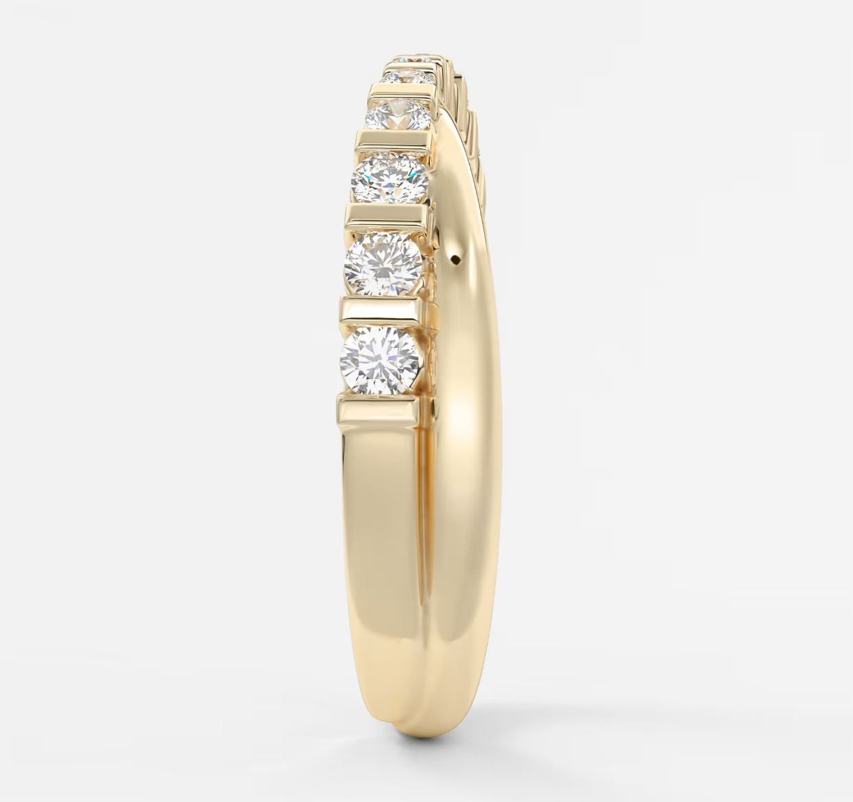 Twist Crossover Diamond Band