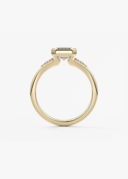 Véda Emerald Heirloom – Seven-Stone Graduated Baguette Ring