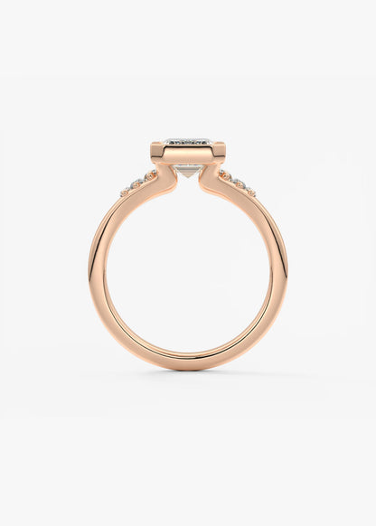 Véda Emerald Heirloom – Seven-Stone Graduated Baguette Ring