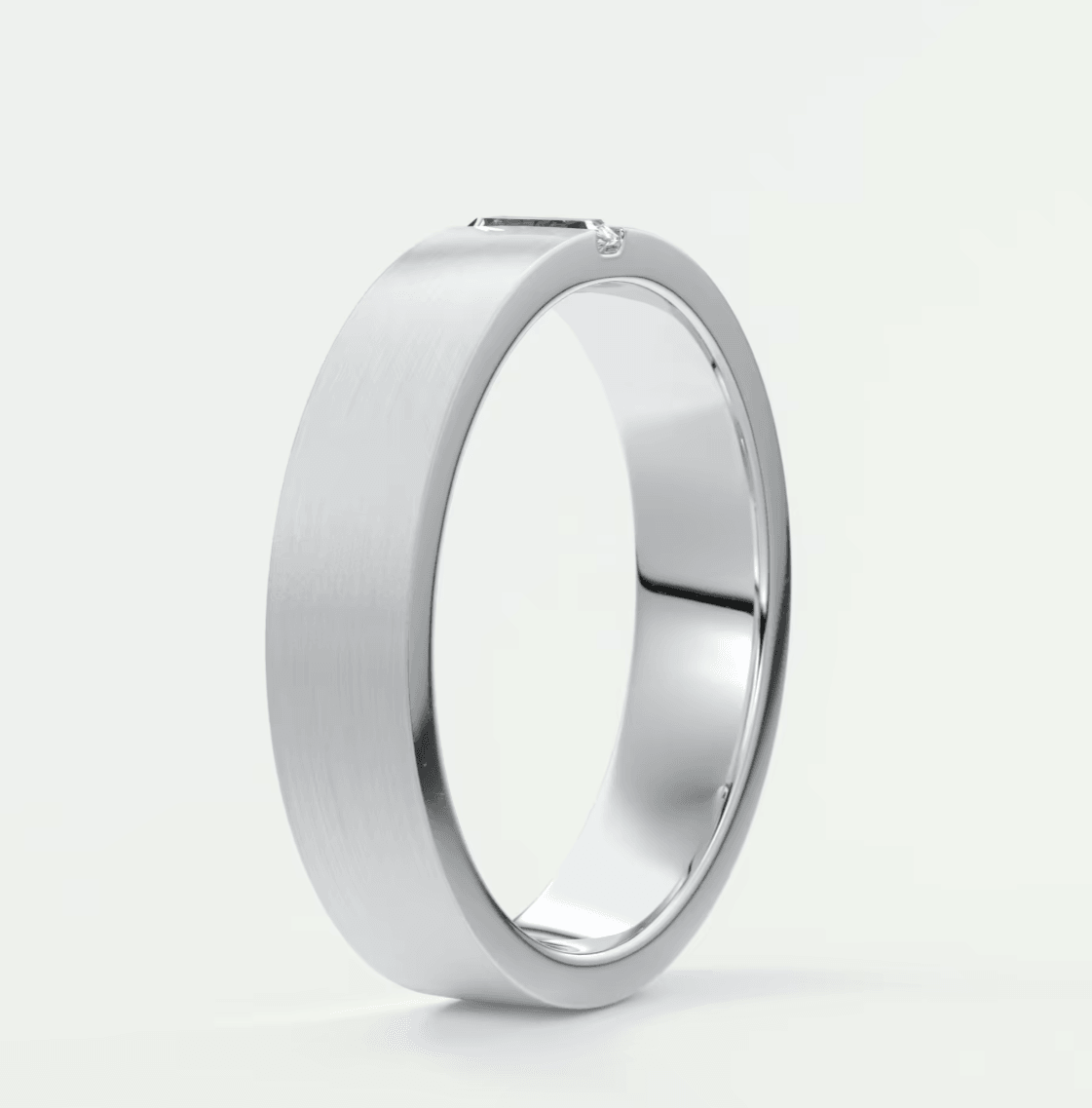 Vega Men’s Wedding Band – 4.5mm, Lab-Grown or Natural Diamond