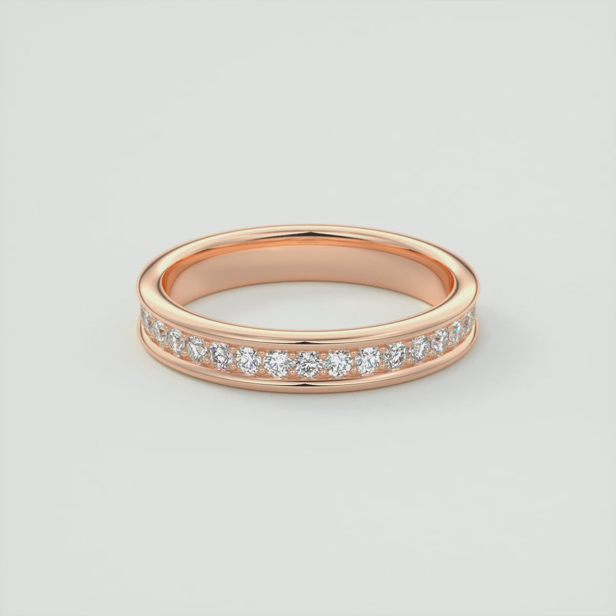 Cressida Channel-Set Wedding Band – Lab-Grown or Natural Diamonds