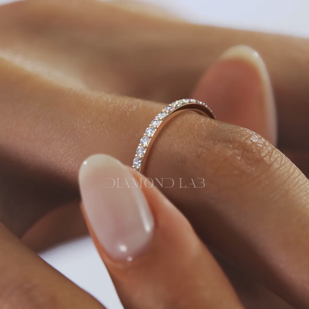 Lunara Eternity Band – 1.5mm Lab-Grown or Natural Diamonds