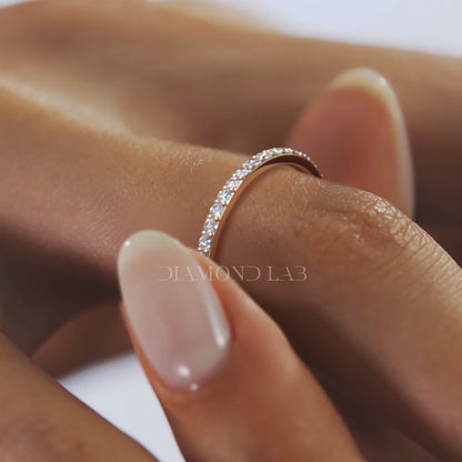 Lunara Eternity Band – 1.5mm Lab-Grown or Natural Diamonds