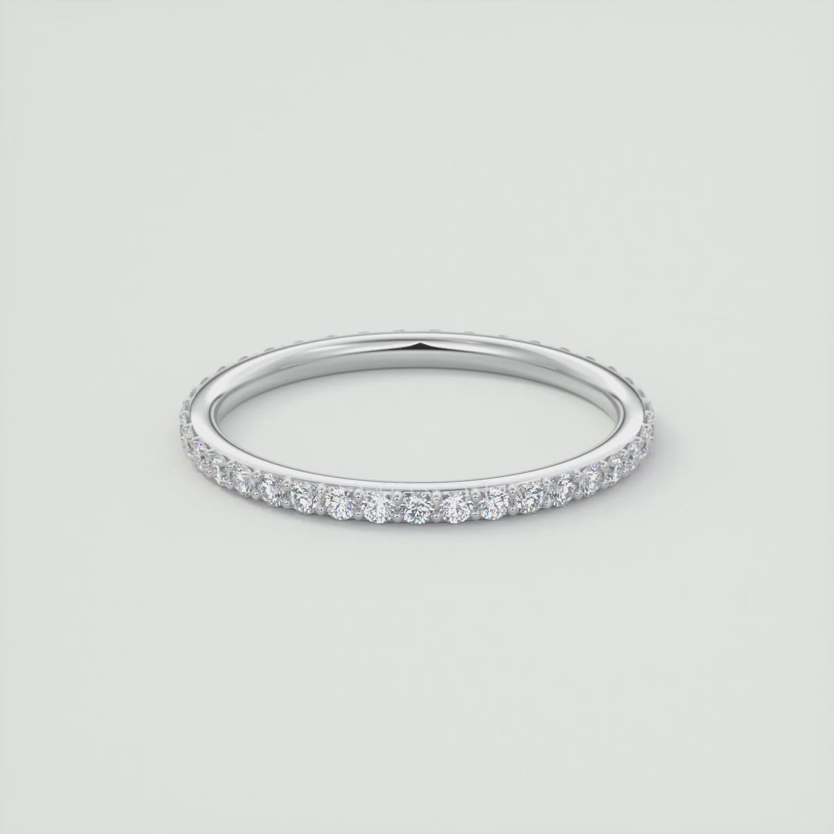 Lunara Eternity Band – 1.5mm Lab-Grown or Natural Diamonds