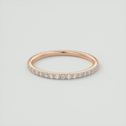 Lunara Eternity Band – 1.5mm Lab-Grown or Natural Diamonds
