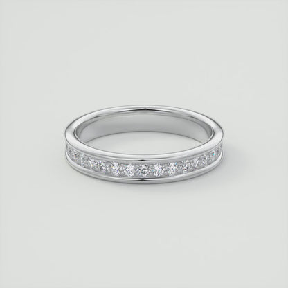 Cressida Channel-Set Wedding Band – Lab-Grown or Natural Diamonds