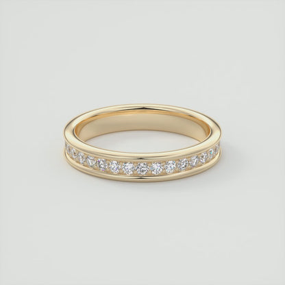 Cressida Channel-Set Wedding Band – Lab-Grown or Natural Diamonds