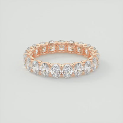 Aurelia Oval Eternity Band – Lab-Grown or Natural Diamonds