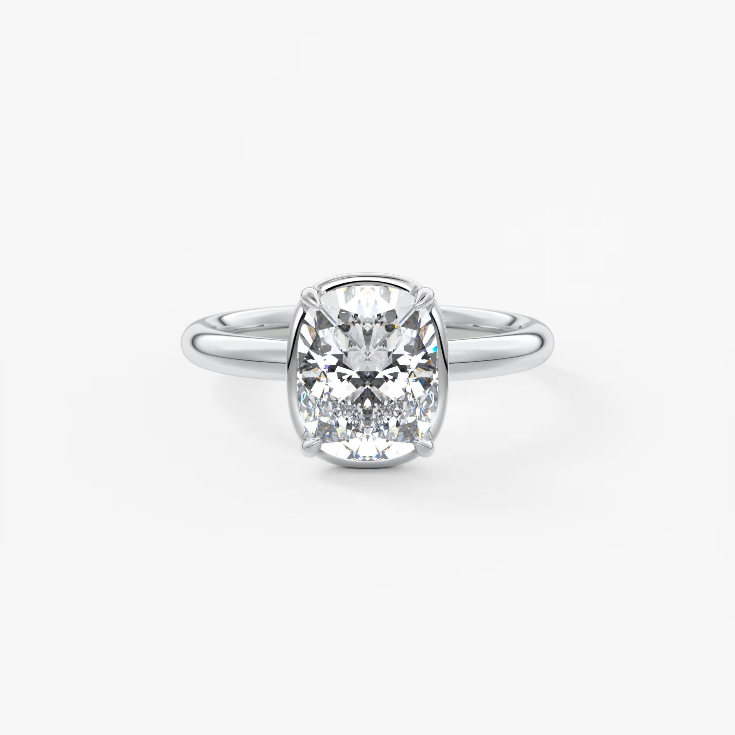 Custom made taylor cushion engagement ring – lab diamond or moissanite | australia
