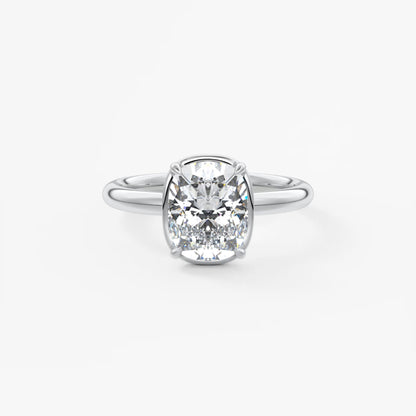 Custom made taylor cushion engagement ring – lab diamond or moissanite | australia