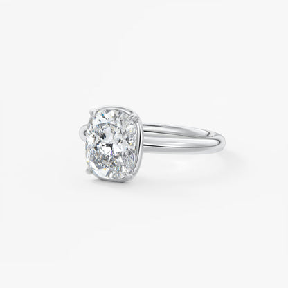 Custom made taylor cushion engagement ring – lab diamond or moissanite | australia